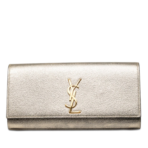 Metallic Calfskin Cassandre Clutch - Image 1