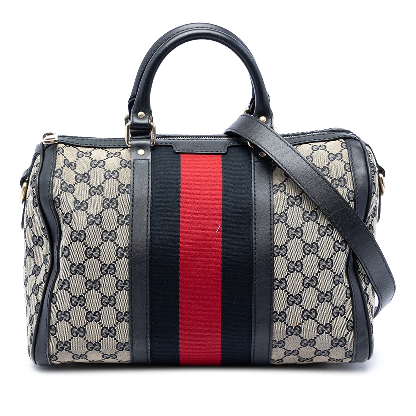 Medium GG Canvas Web Joy Boston Bag - Image 1