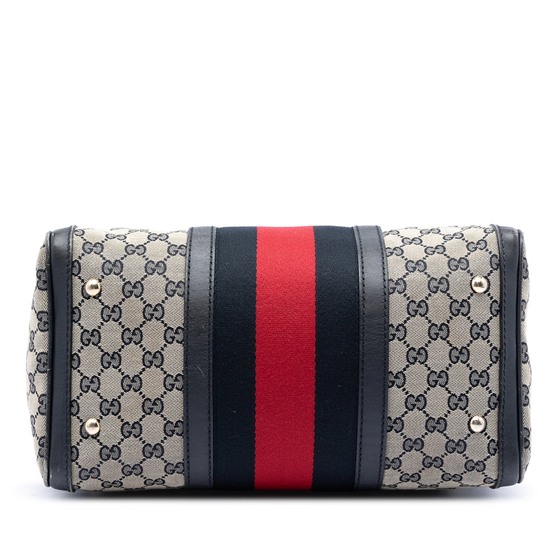 Medium GG Canvas Web Joy Boston Bag - Image 3
