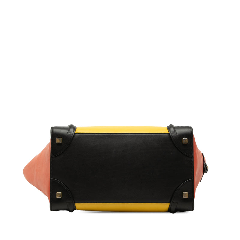 Mini Multicolor Calfskin Luggage Tote - Image 3