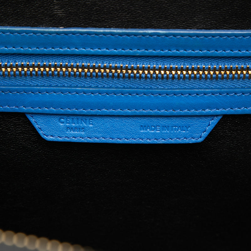 Mini Multicolor Calfskin Luggage Tote - Image 5