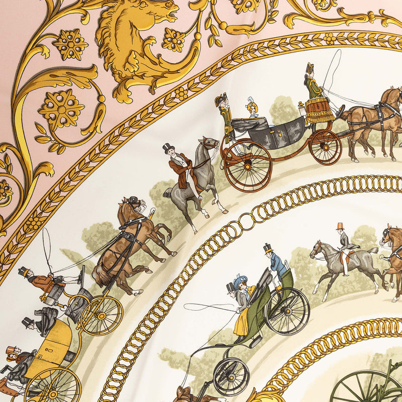 La Promenade De Longchamps Silk Scarf 90 - Image 6