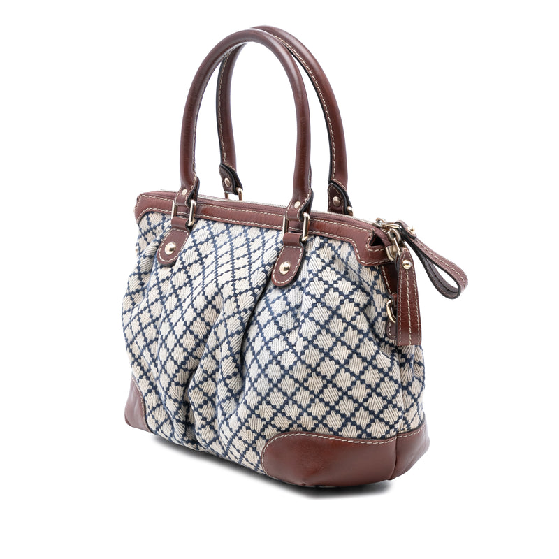 Diamante Canvas Sukey Satchel - Image 2