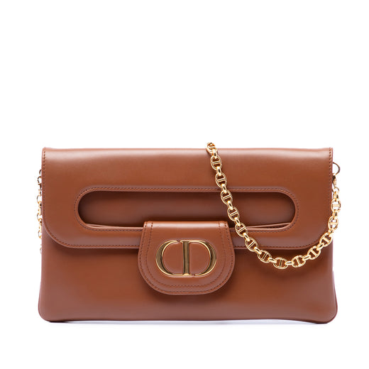 Medium Calfskin DiorDouble Chain Bag - Image 1