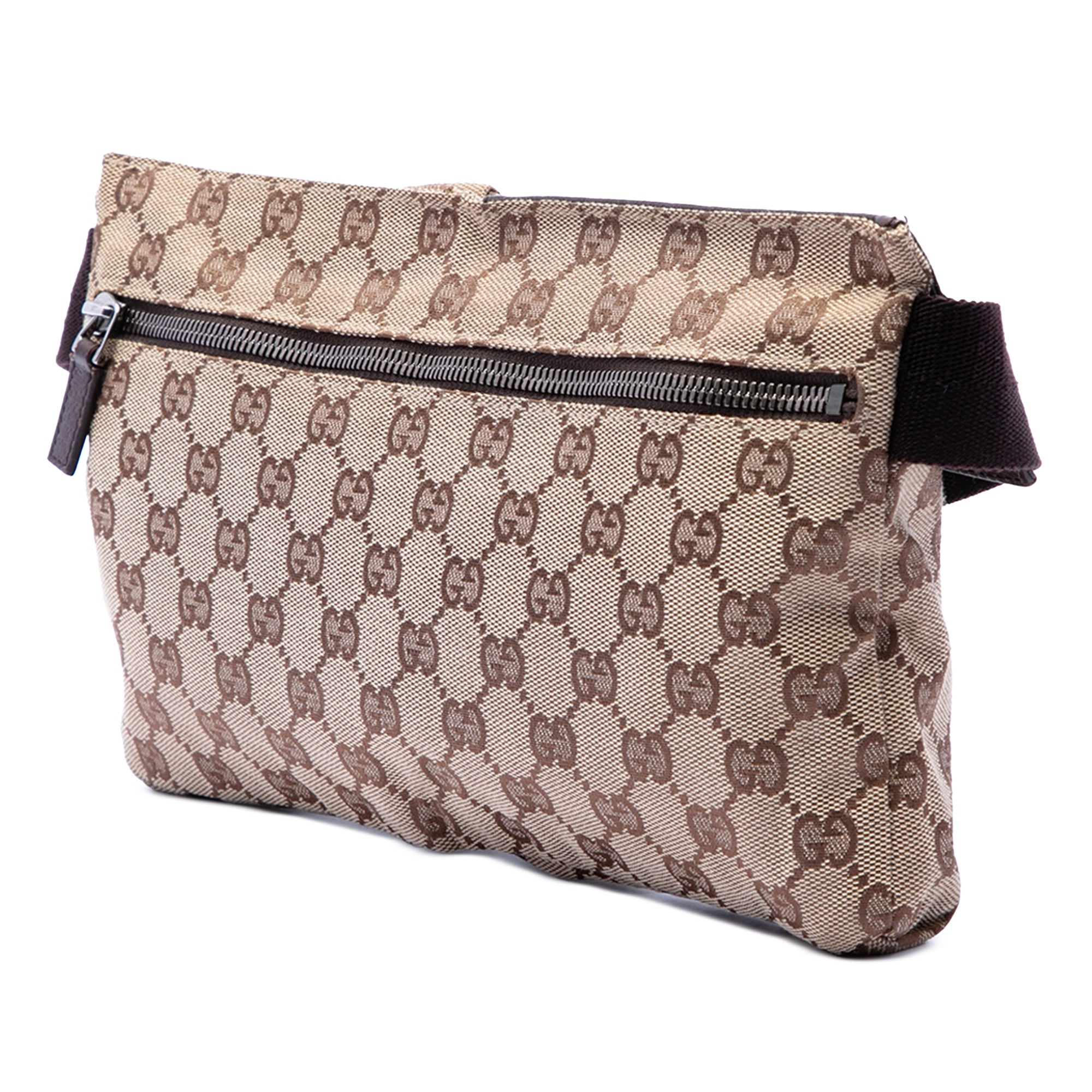 GG Canvas Double Pocket Belt Bag - Image 2