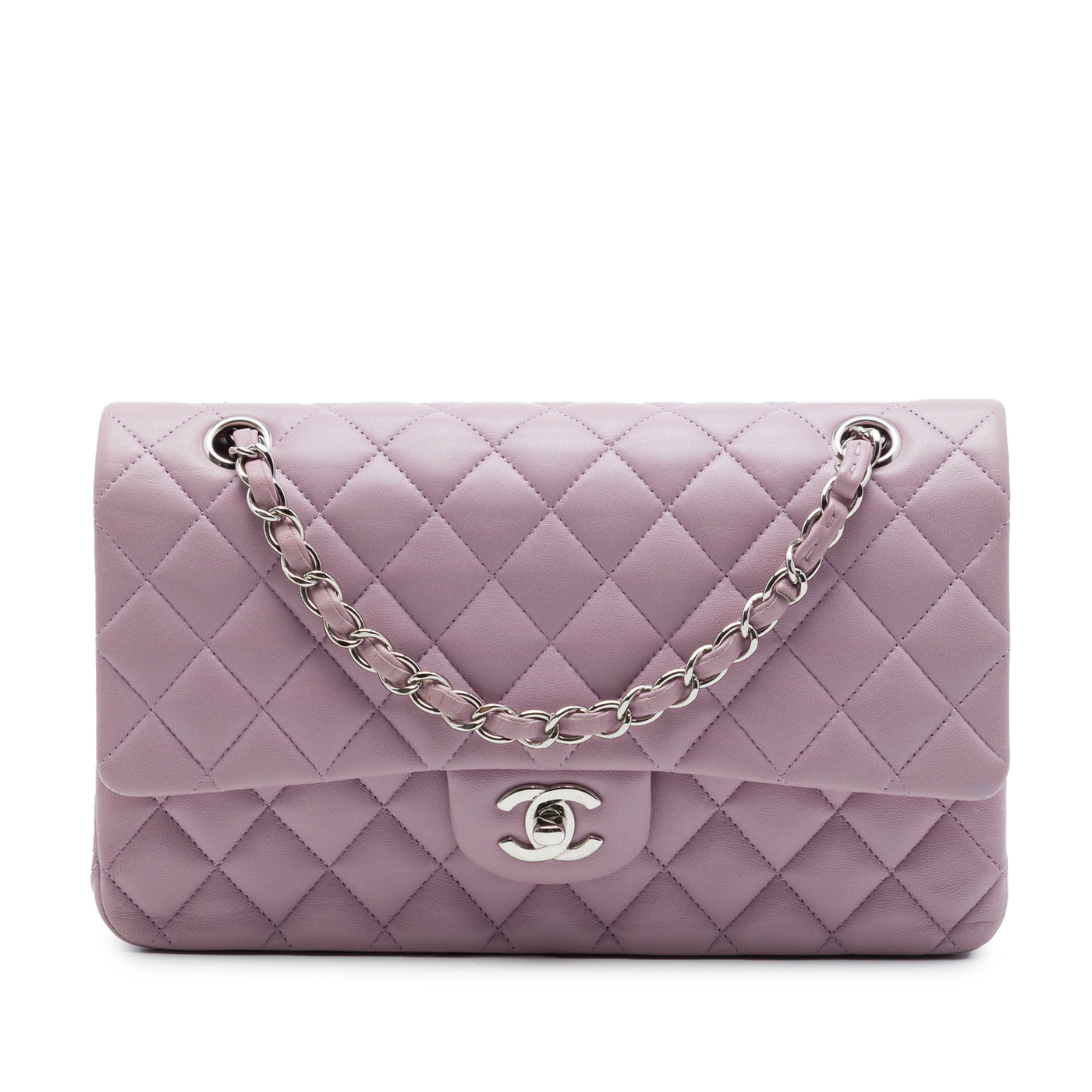 Medium Classic Lambskin Double Flap - Image 1