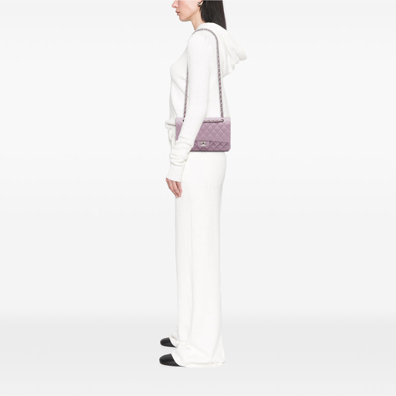 Medium Classic Lambskin Double Flap - Image 6
