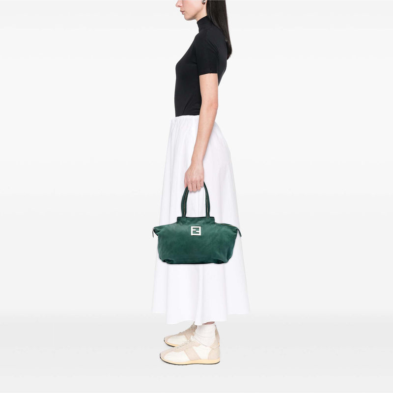 Medium FF Nubuck Chains Tote - Image 6
