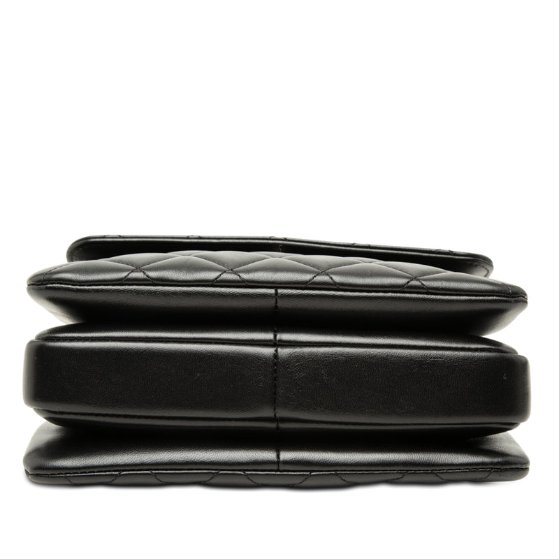 Mini Quilted Lambskin Trendy CC Top Handle Flap - Image 3