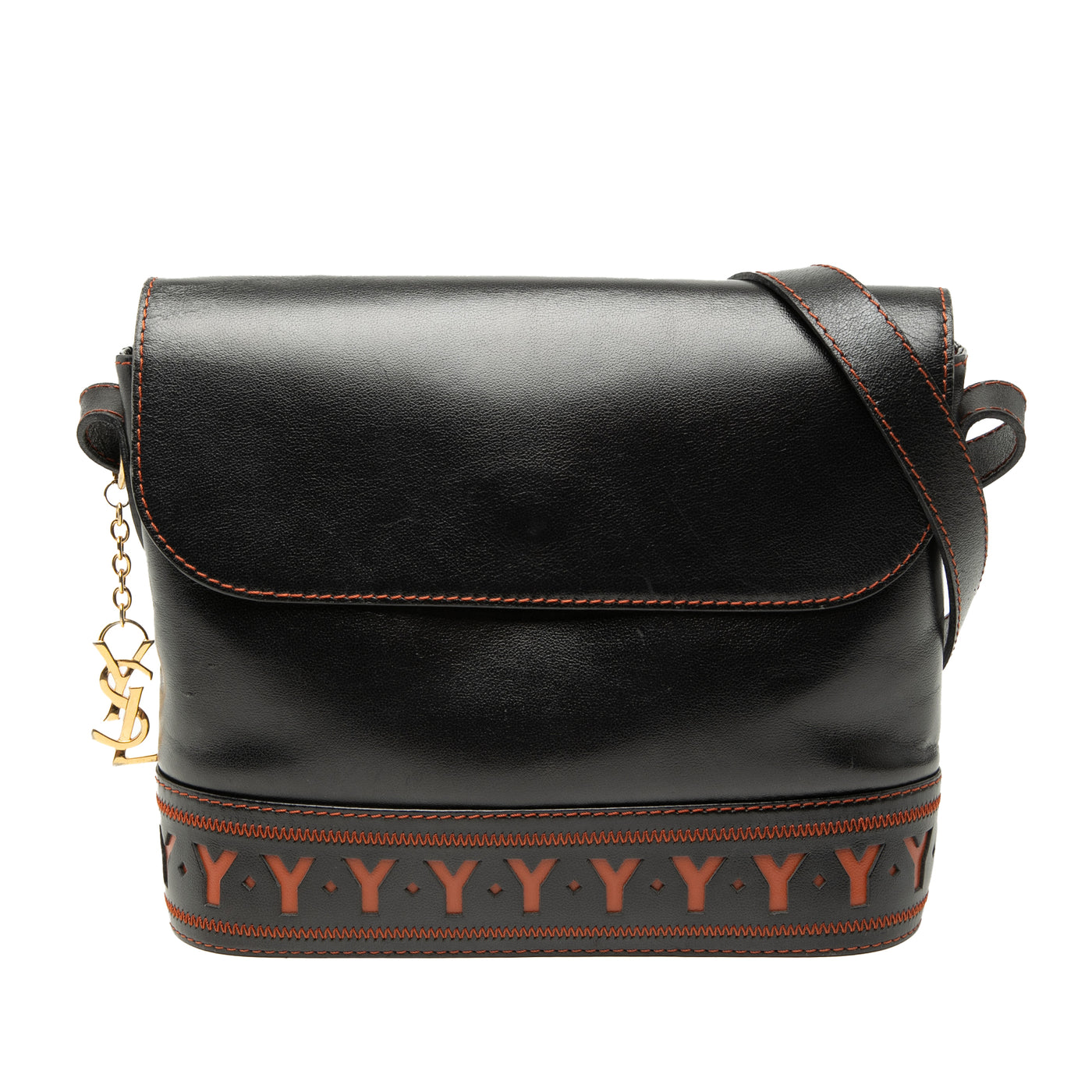 Leather Cutout Crossbody - Image 1