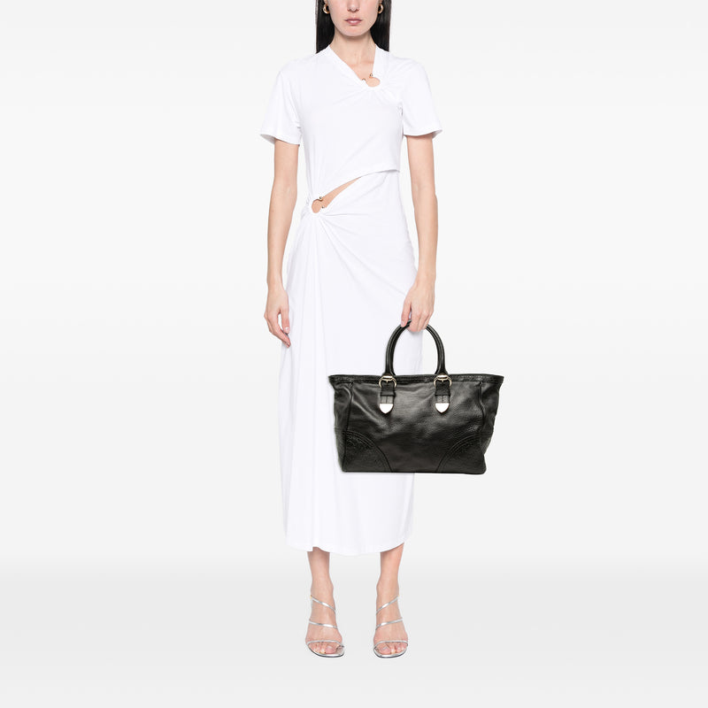 Guccissima Trimmed Calfskin Signoria Tote - Image 6