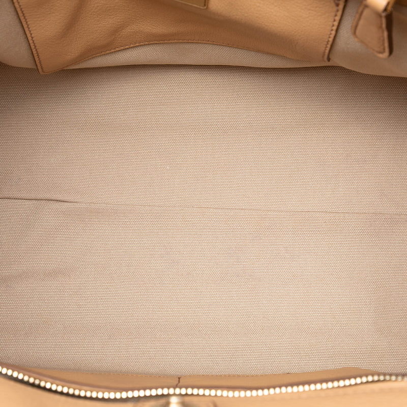 Vitello Daino Cuir Frame Convertible Tote - Image 4