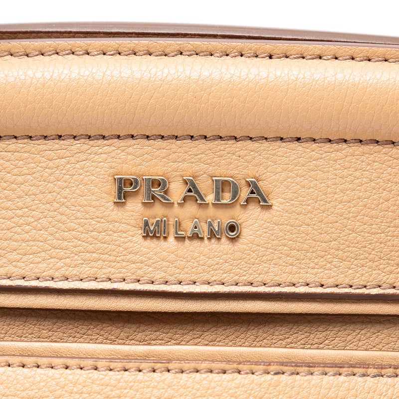 Vitello Daino Cuir Frame Convertible Tote - Image 5