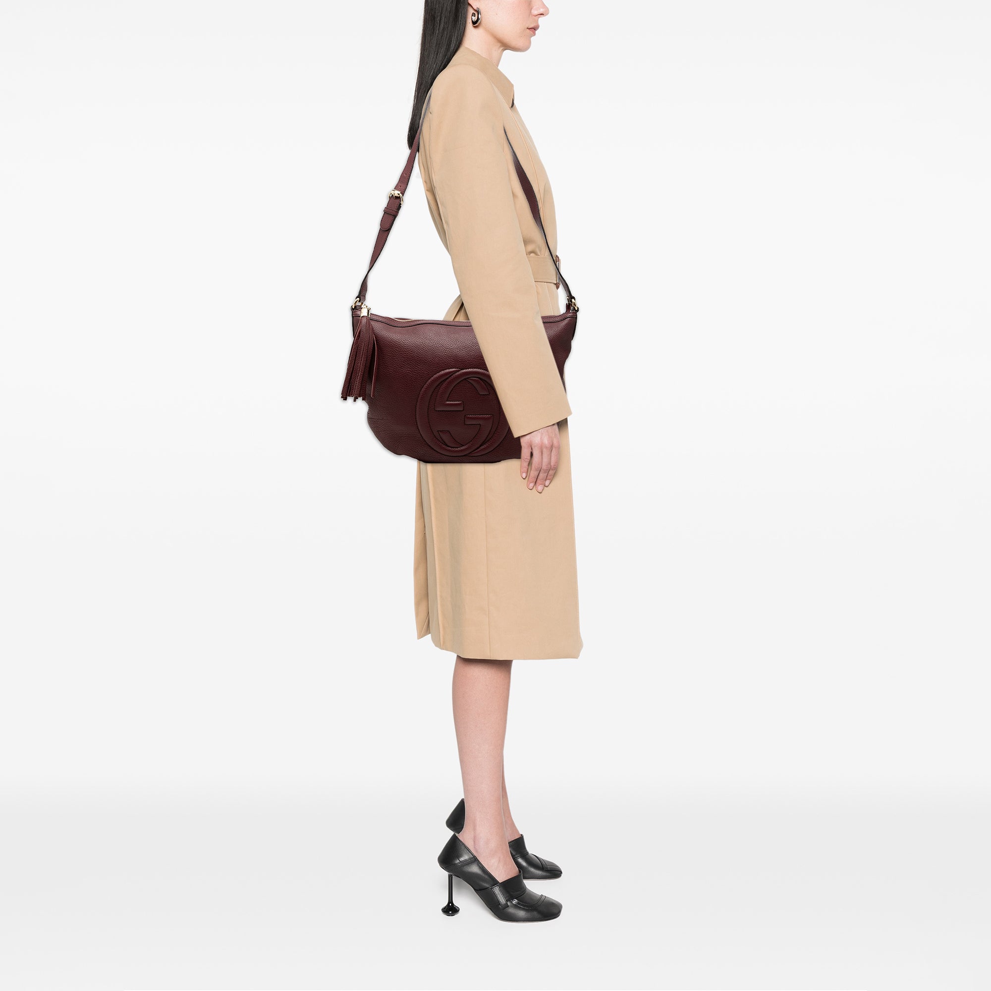 Medium Leather Soho Crossbody - Image 7