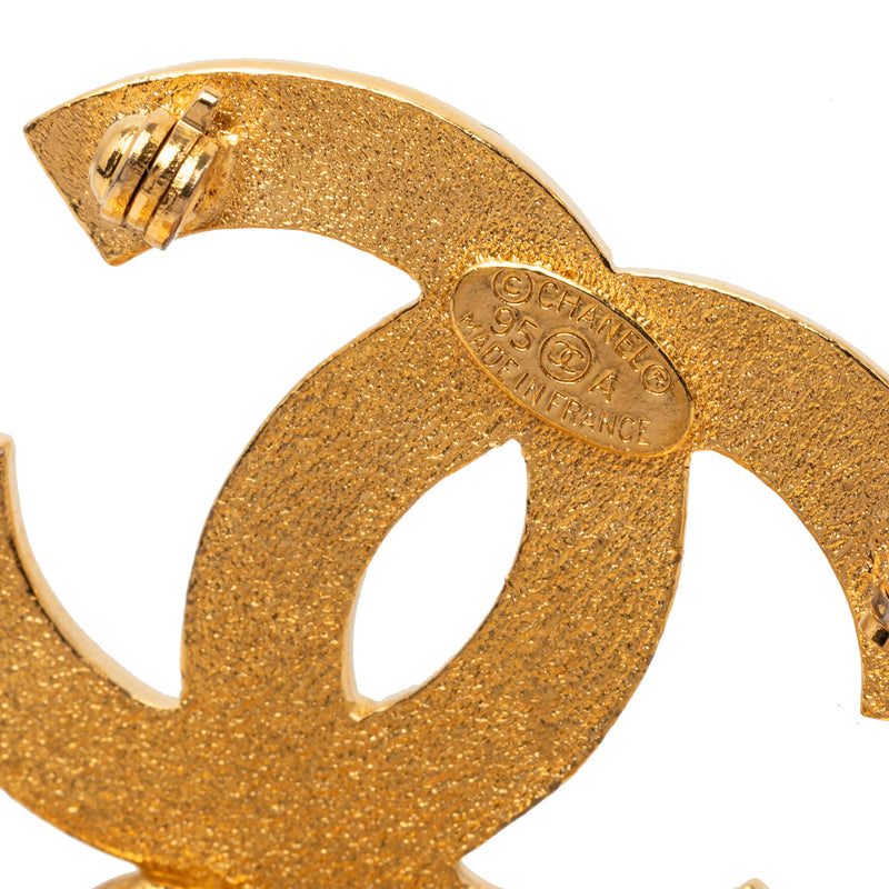 CC Gold Plated Icon Charm Pin Brooch - Image 3