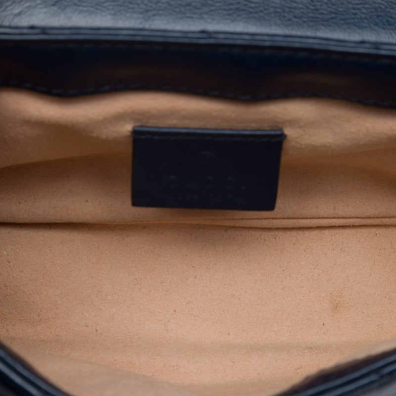 Super Mini GG Marmont Matelasse Leather Torchon Flap Crossbody - Image 4