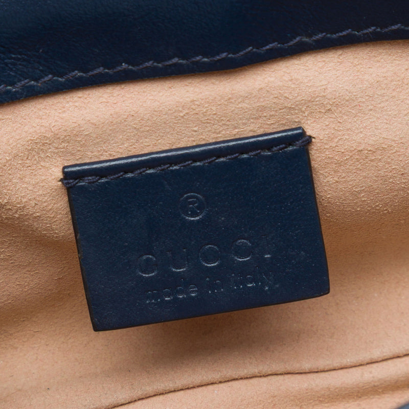 Super Mini GG Marmont Matelasse Leather Torchon Flap Crossbody - Image 5