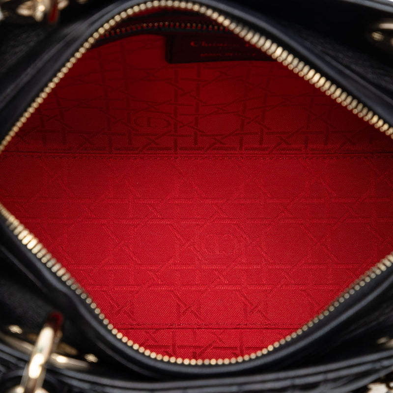 Medium Lambskin Cannage Lady Dior - Image 4