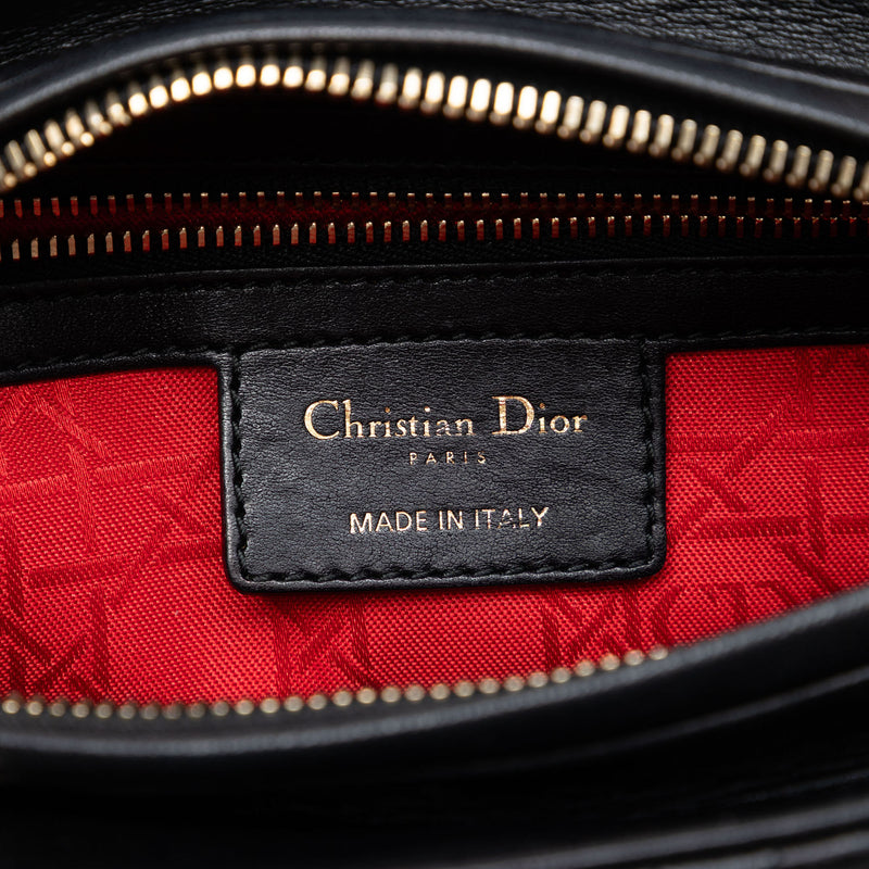 Medium Lambskin Cannage Lady Dior - Image 5