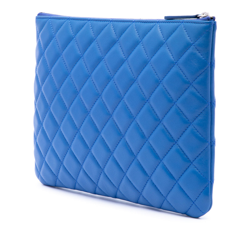 Medium Quilted Lambskin O Case Clutch - Image 2