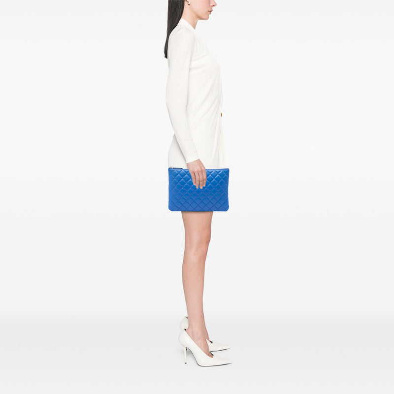 Medium Quilted Lambskin O Case Clutch - Image 6