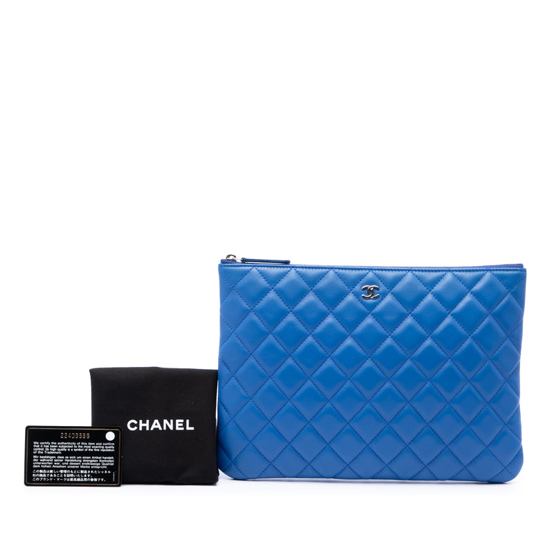 Medium Quilted Lambskin O Case Clutch - Image 7