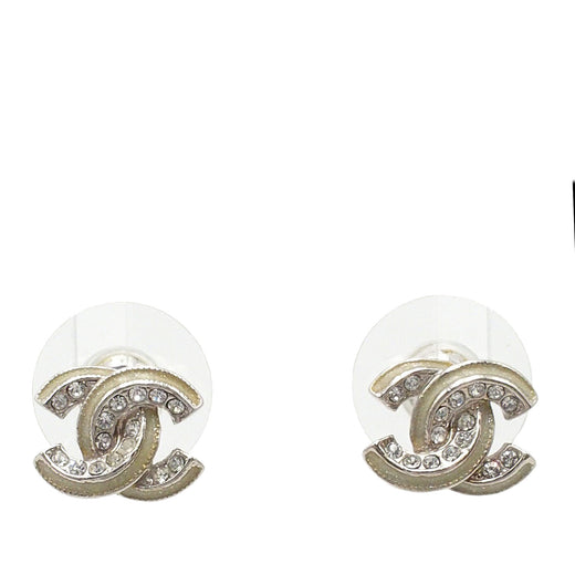 CC Plated Brass Strass Push Back Earrings - Image 1