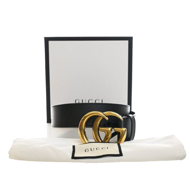 GG Marmont Calfskin Wide Belt - Image 7
