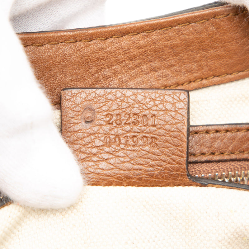 GG Canvas Bella Flap Satchel - Image 6