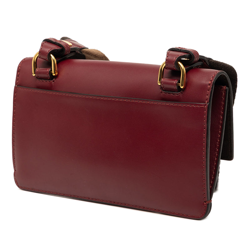 Mini Leather Flat Baguette Crossbody - Image 2