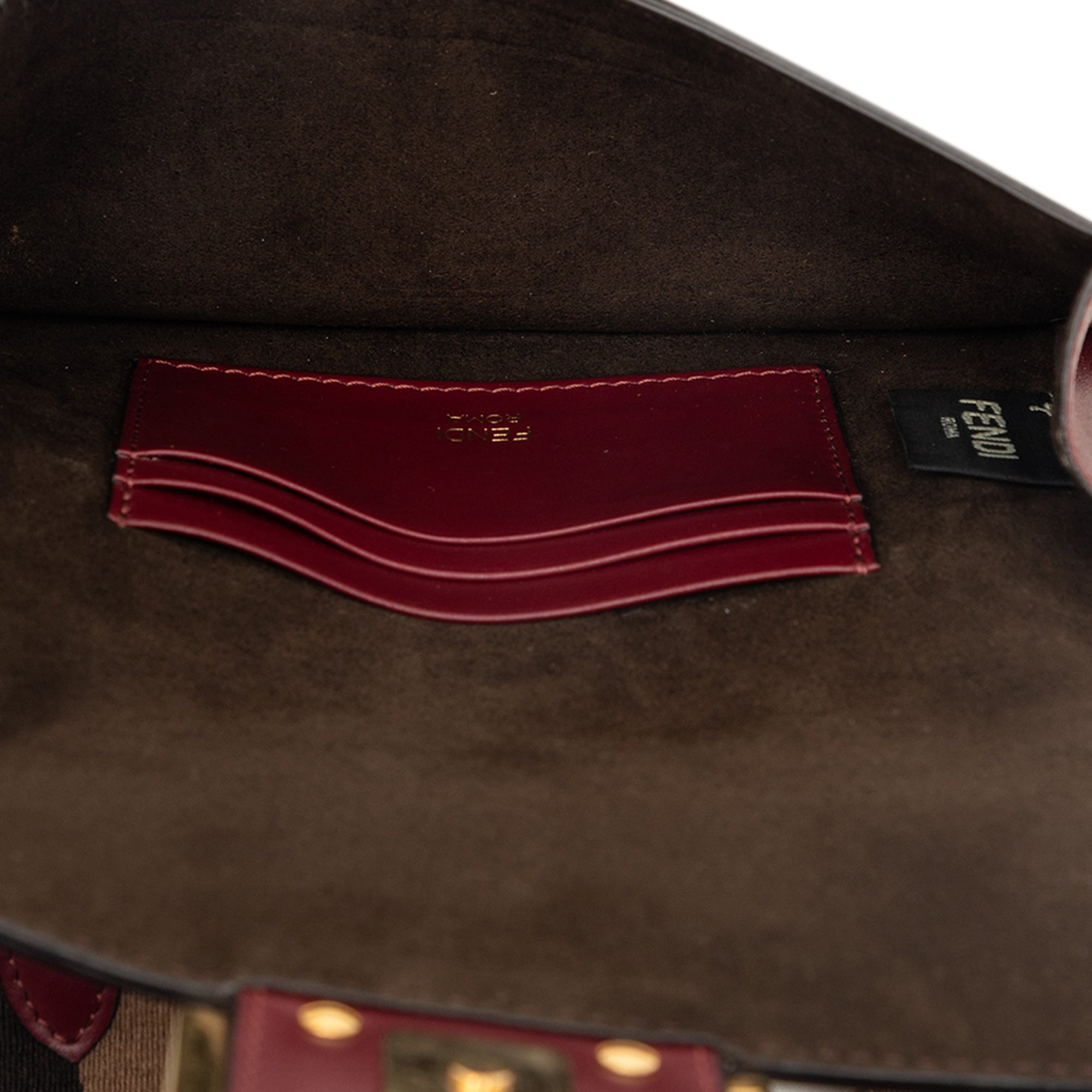 Mini Leather Flat Baguette Crossbody - Image 4