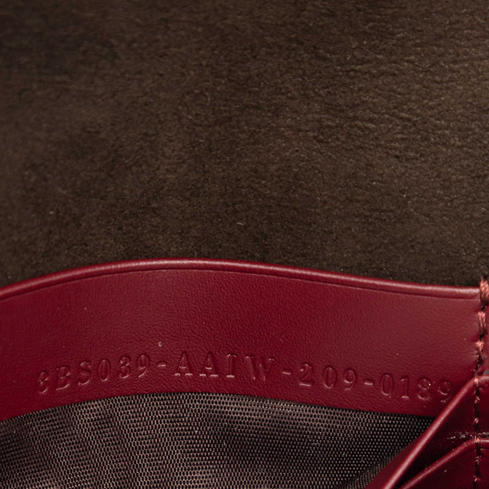 Mini Leather Flat Baguette Crossbody - Image 6