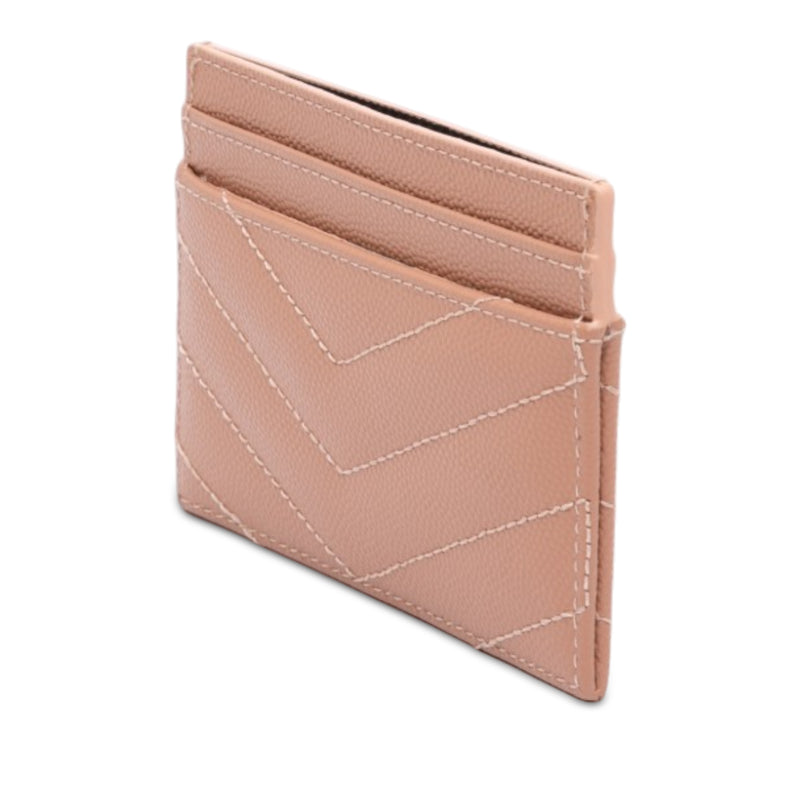Chevron Grain de Poudre Cassandre Card Holder - Image 2