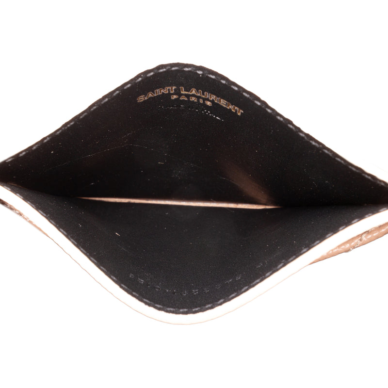 Chevron Grain de Poudre Cassandre Card Holder - Image 4