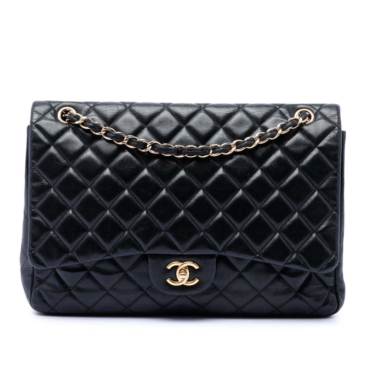 Maxi Classic Lambskin Single Flap - Image 1