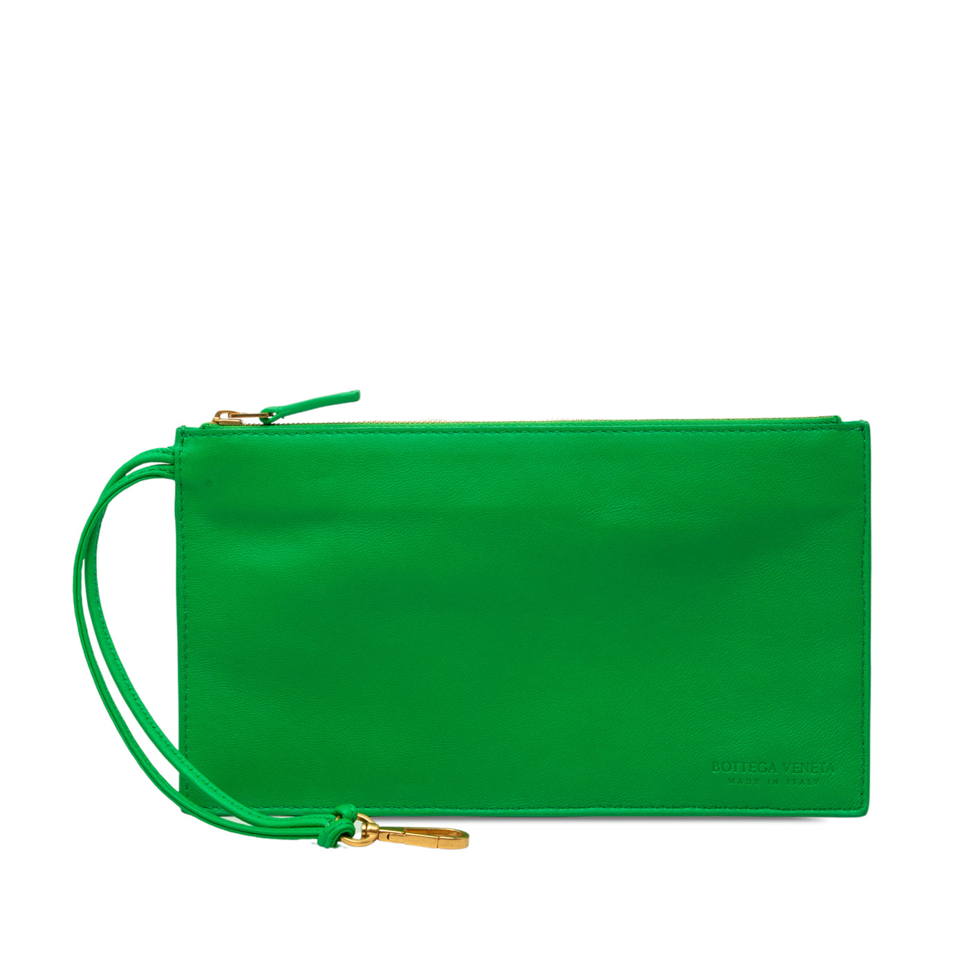 Leather Zipped Pocket Pouch - Image 1