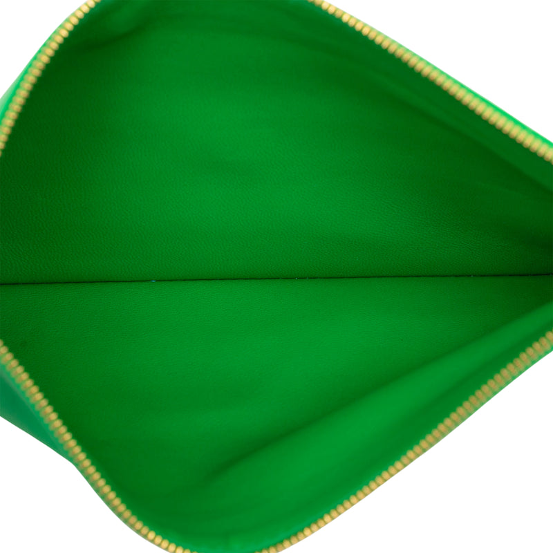 Leather Zipped Pocket Pouch - Image 4