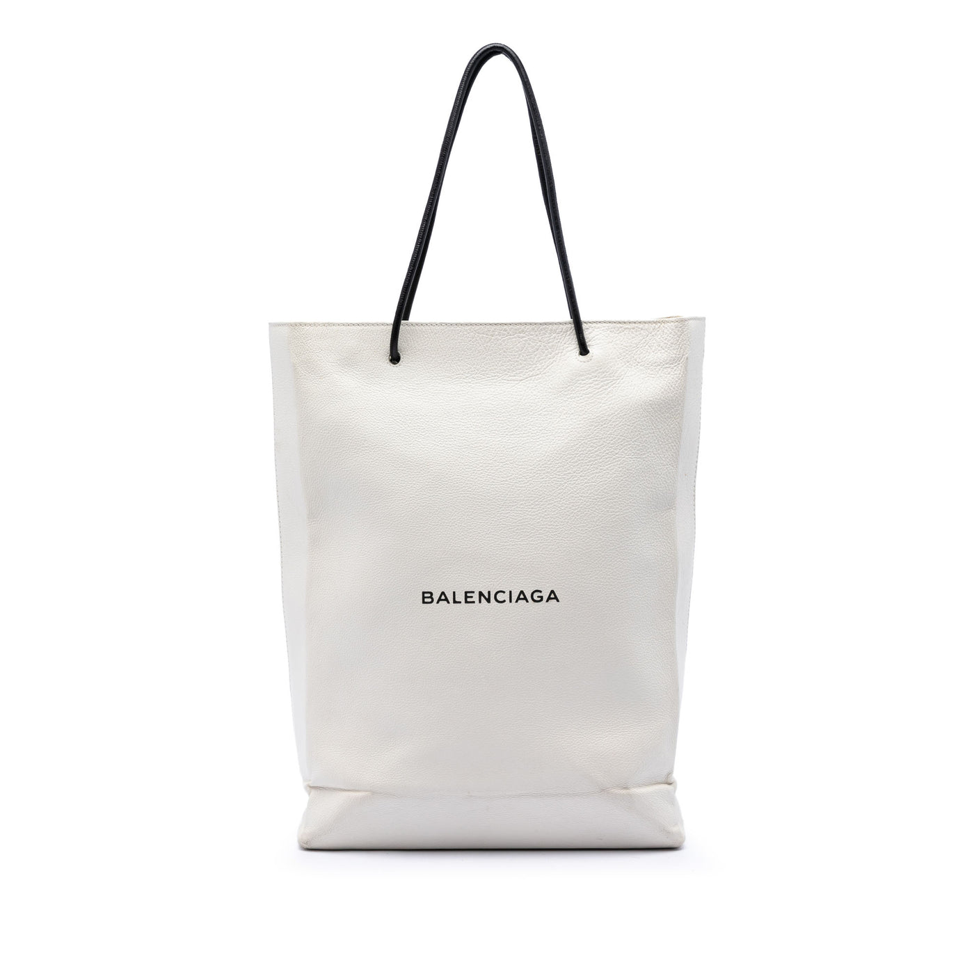 Large Calfskin Logo North South Shopping Tote - Image 1