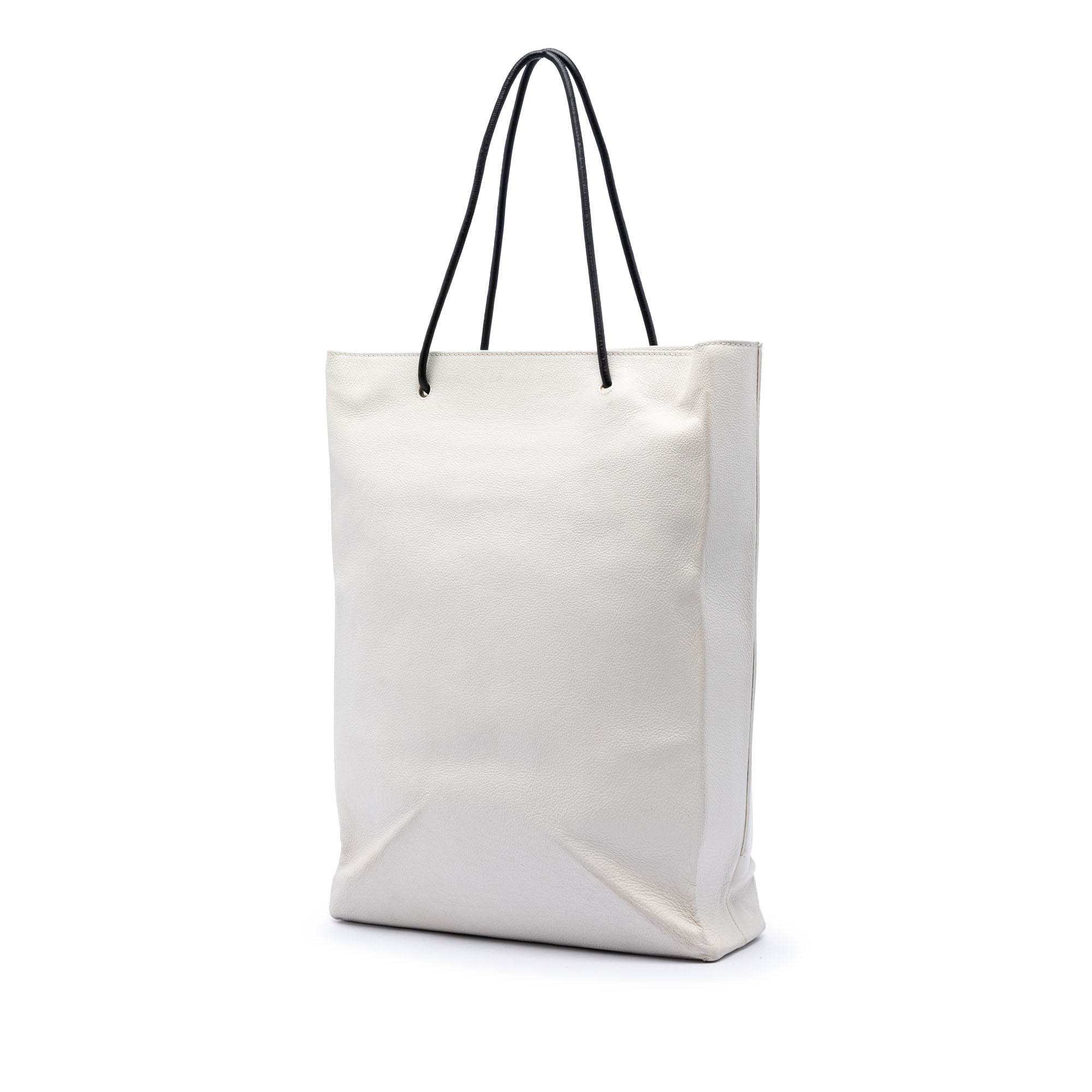 Large Calfskin Logo North South Shopping Tote - Image 2