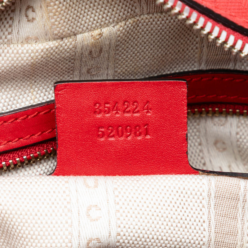 Diamante Bright Leather Satchel - Image 6