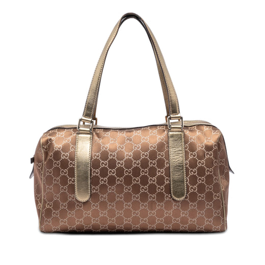 GG Satin Boston Bag - Image 1