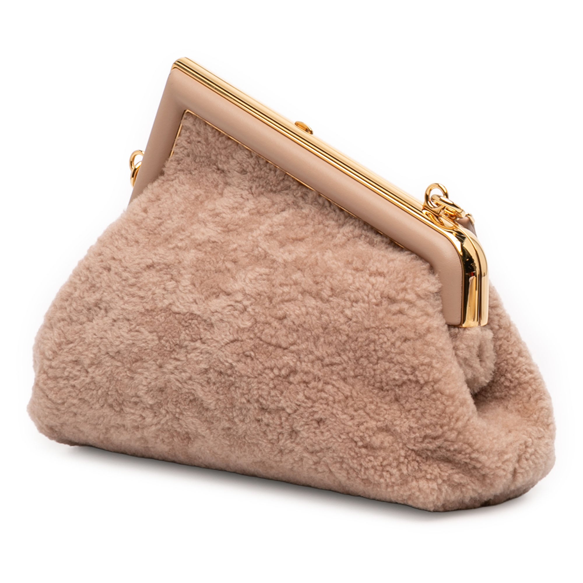 Small Shearling Fendi First Crossbody - Image 2
