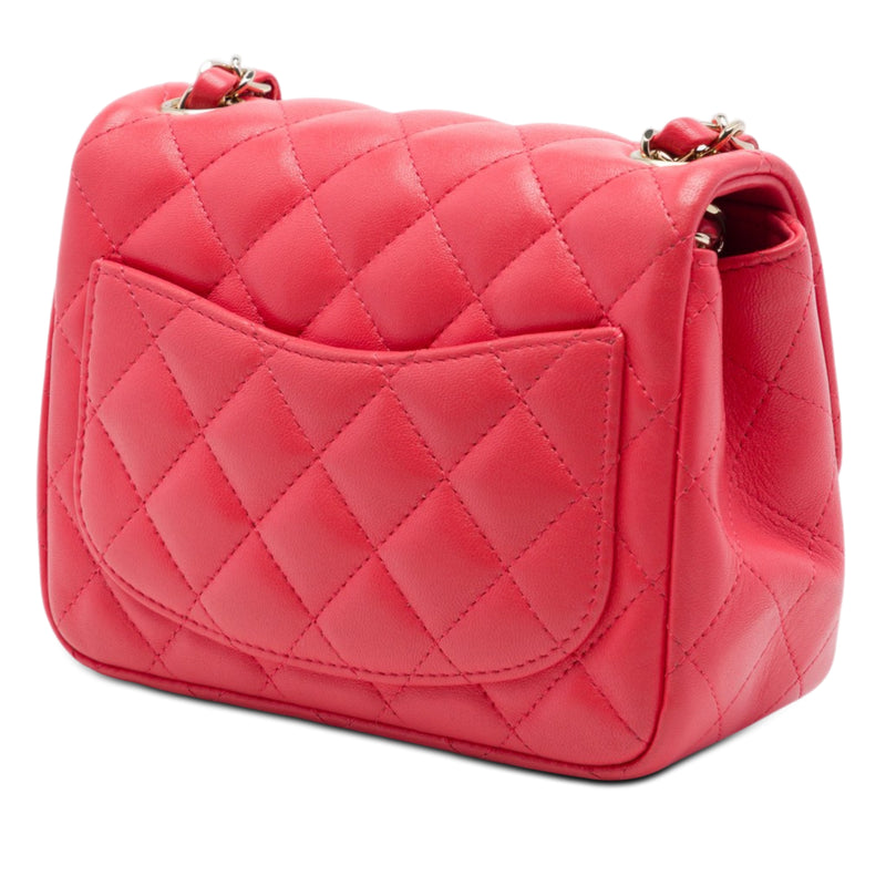 Mini Square Classic Lambskin Single Flap - Image 2