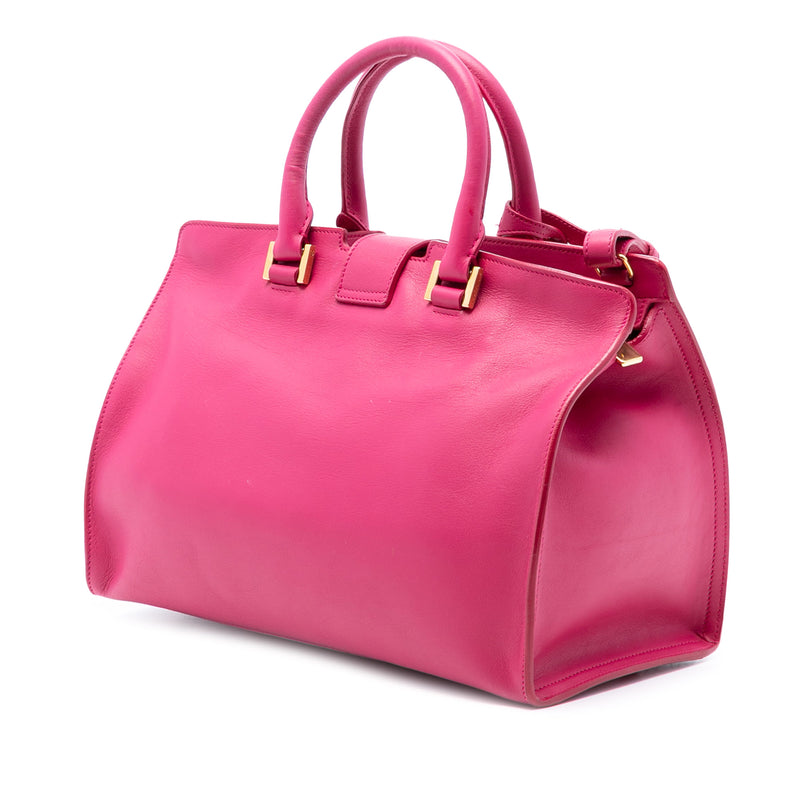 Small Calfskin Cabas Chyc Satchel - Image 2