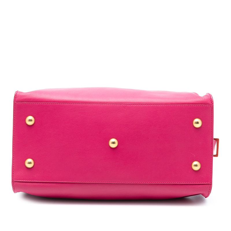 Small Calfskin Cabas Chyc Satchel - Image 3