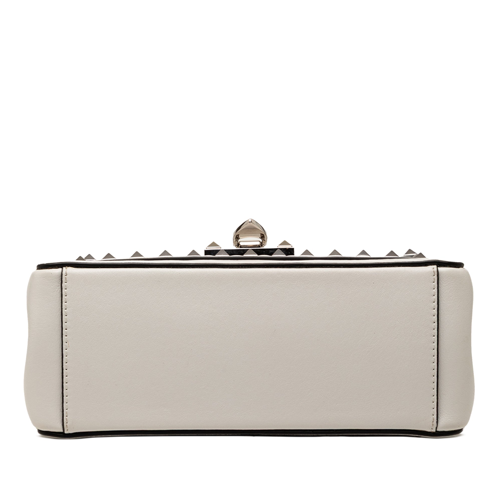 Leather Rockstud Flip Lock Crossbody - Image 3
