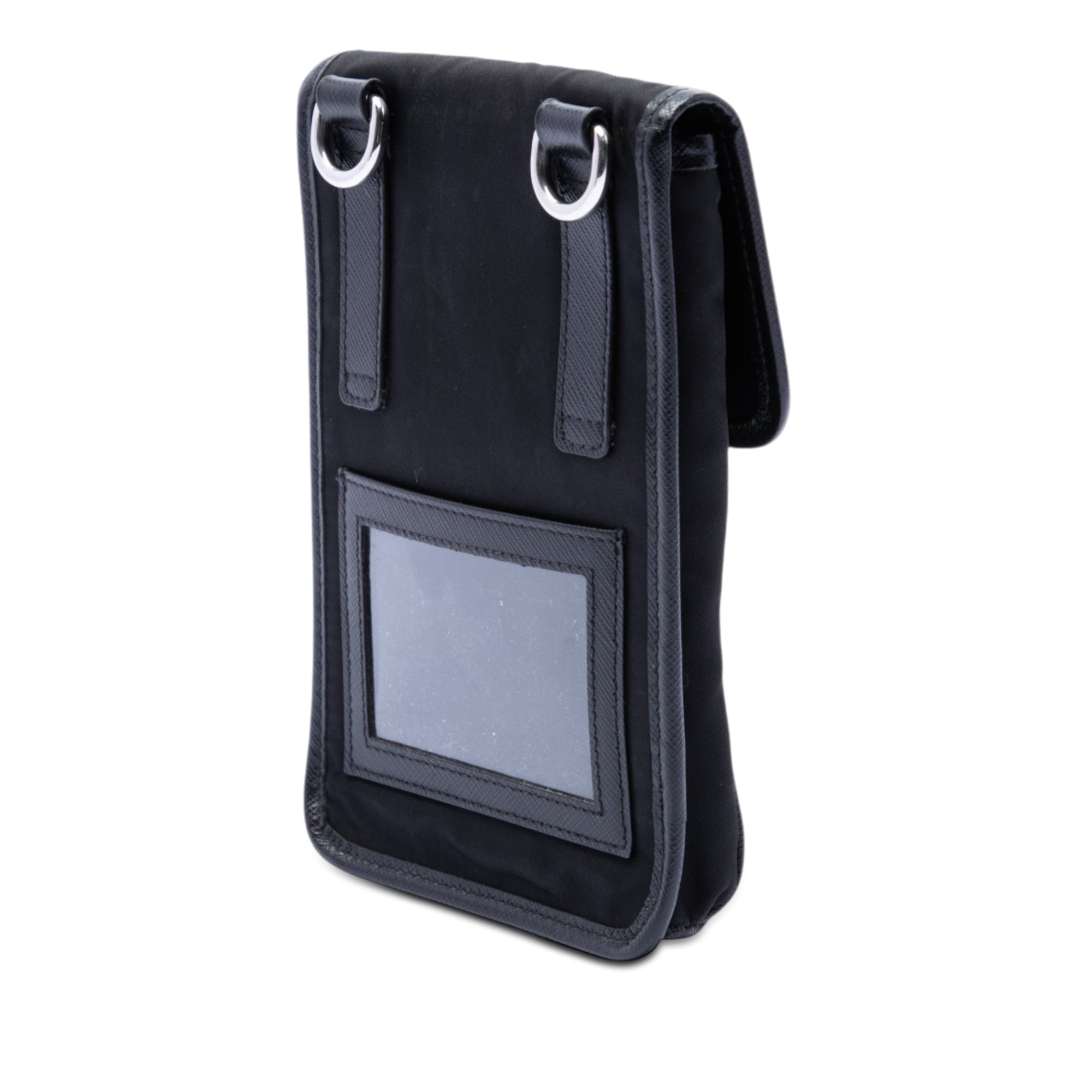Saffiano Trimmed Re Nylon Phone Case - Image 2
