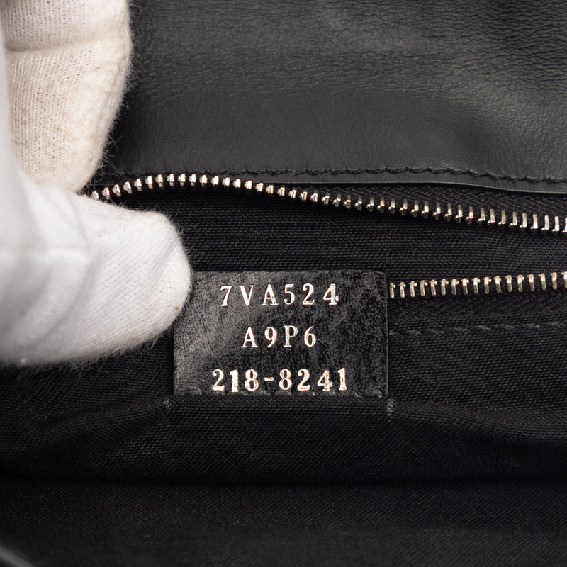 Calfskin and Canvas FF 1974 Flat Baguette Crossbody - Image 6