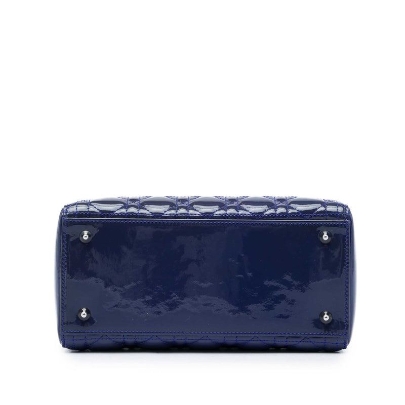 Medium Patent Cannage Lady Dior - Image 3