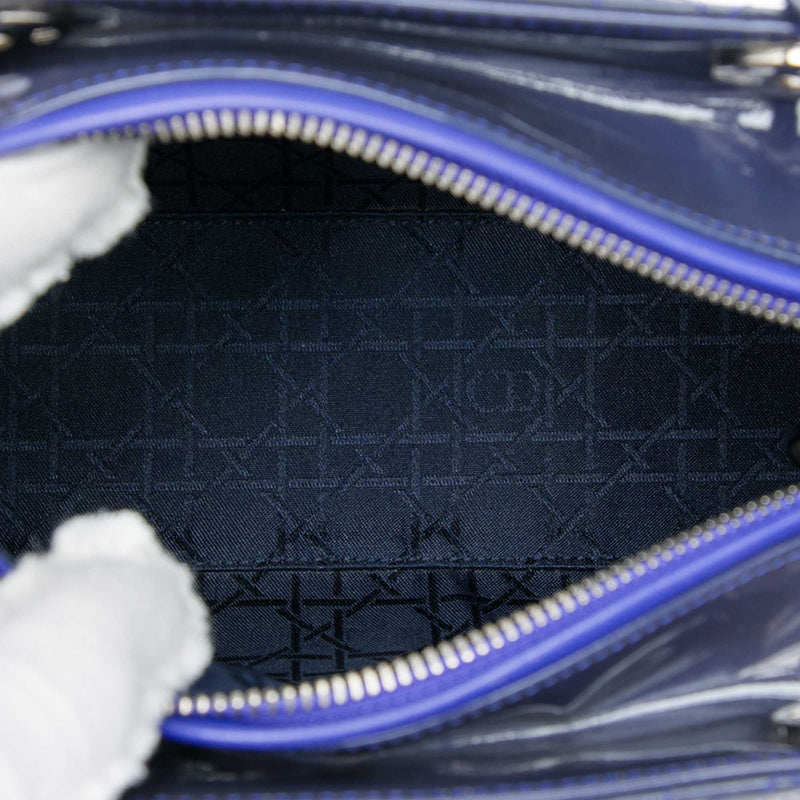 Medium Patent Cannage Lady Dior - Image 4